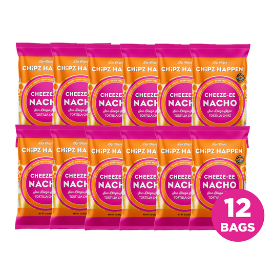 Chipz Happen Cheeze-ee Nacho - 12 Pack of 3oz Snack bag