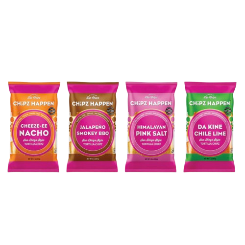 Variety Pack Tortilla Chipz - 4 bags of 8oz and 10oz Family Bag