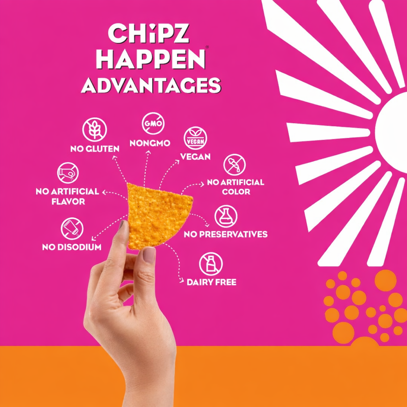 Himalayan Pink Salt Tortilla Chipz - 4 Pack of 10oz  Family Bag