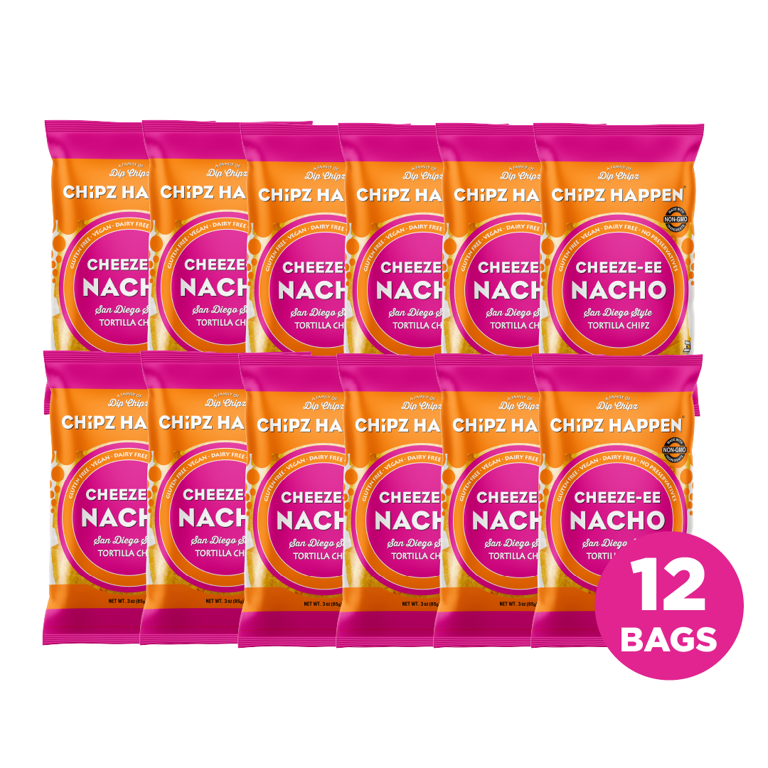 Chipz Happen Cheeze-ee Nacho  - - 12 Pack of 3oz Snack bag