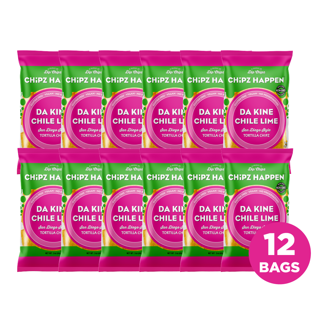 Chipz Happen DaKine Chile Lime - 12 Pack of 3oz bag