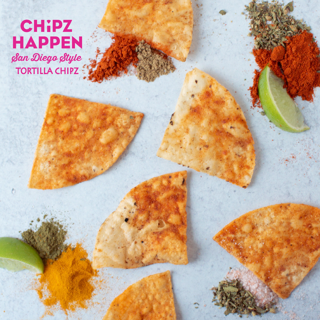 Cheeze-ee Nacho Tortilla Chipz - 4 Pack of 8oz  Family Snack bag