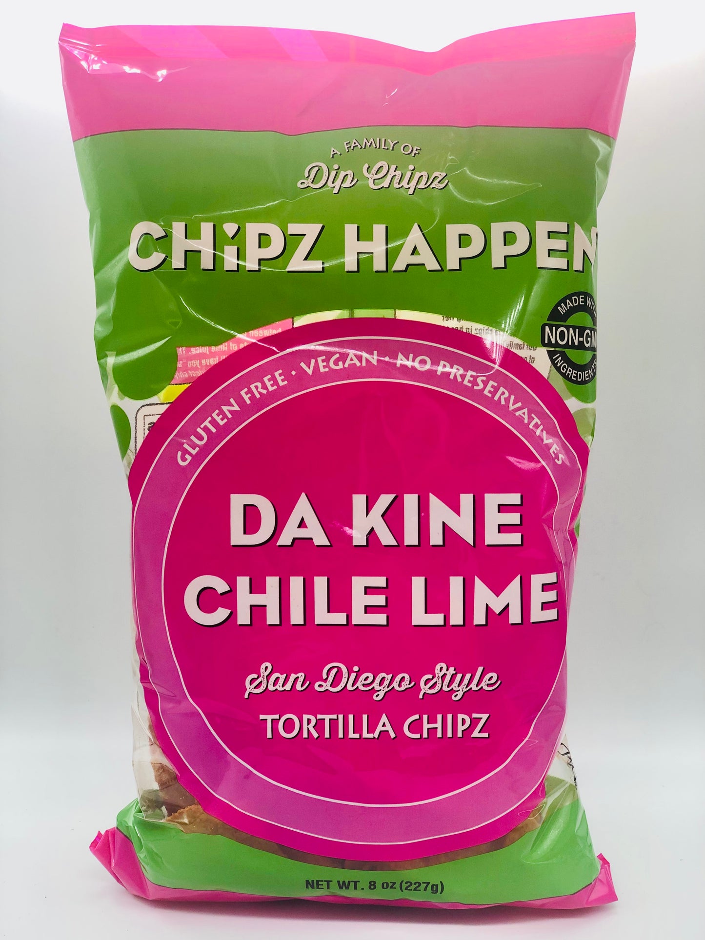 8oz DaKine Chile Lime Tortilla Chipz -4 Pack